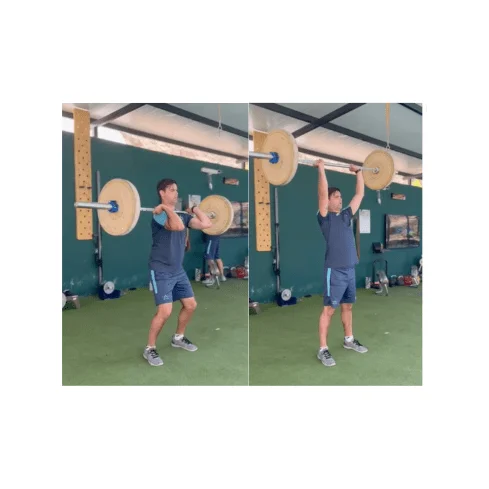 power clean and jerk