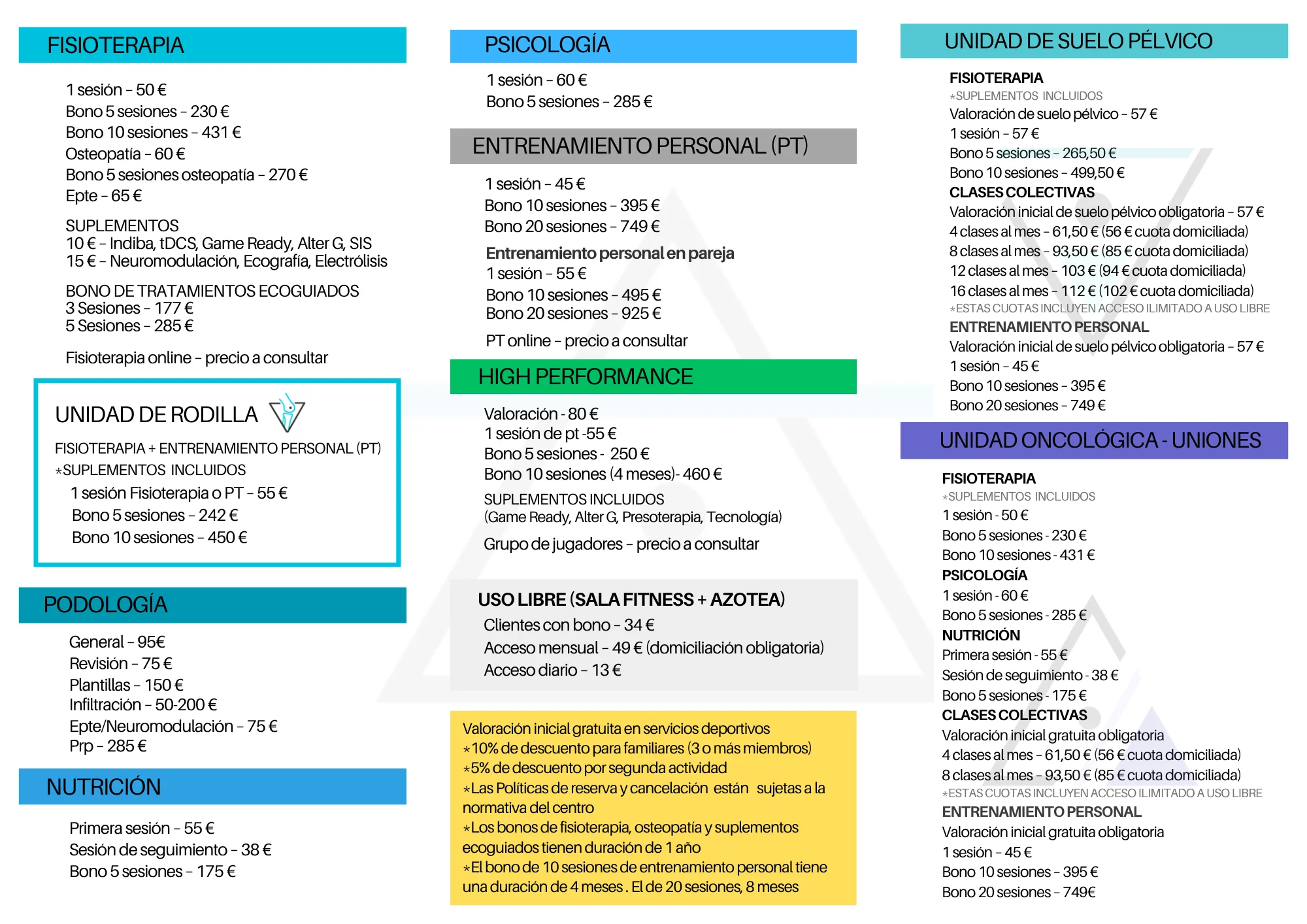 servicios individuales eshmún