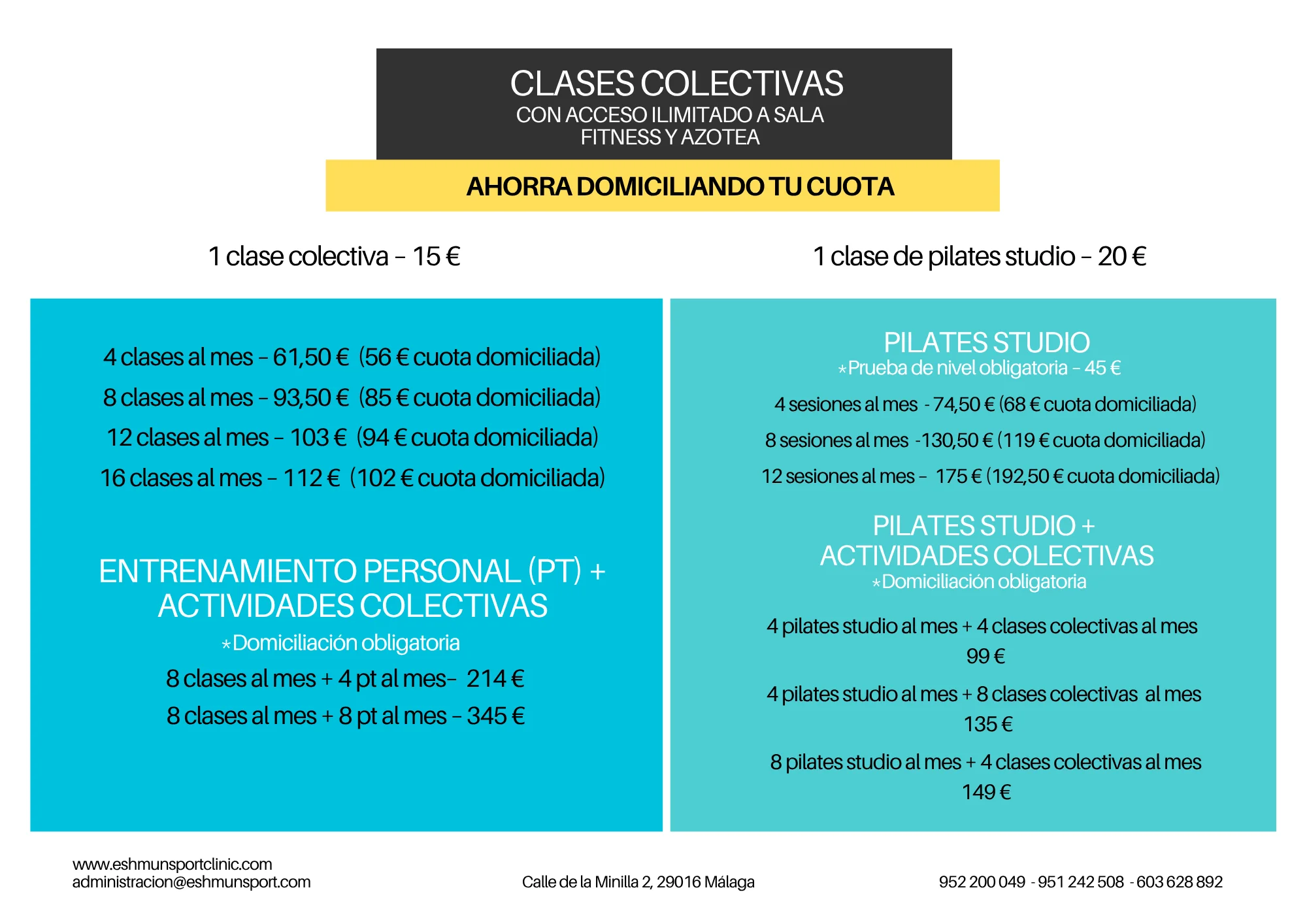 mensualidades eshmun